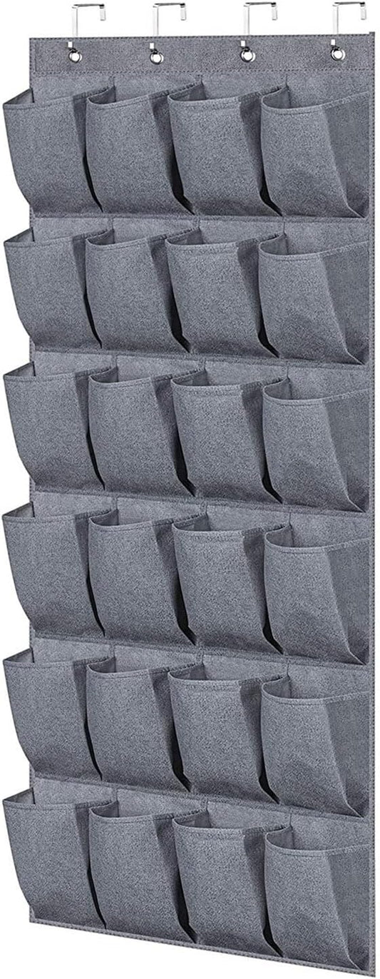 24 Pocket Storage Bag Spaces Saving Shoes Pouch Door Shelf Hanger Holder Shoes Hanging Rack for Living Room Bag Organizer