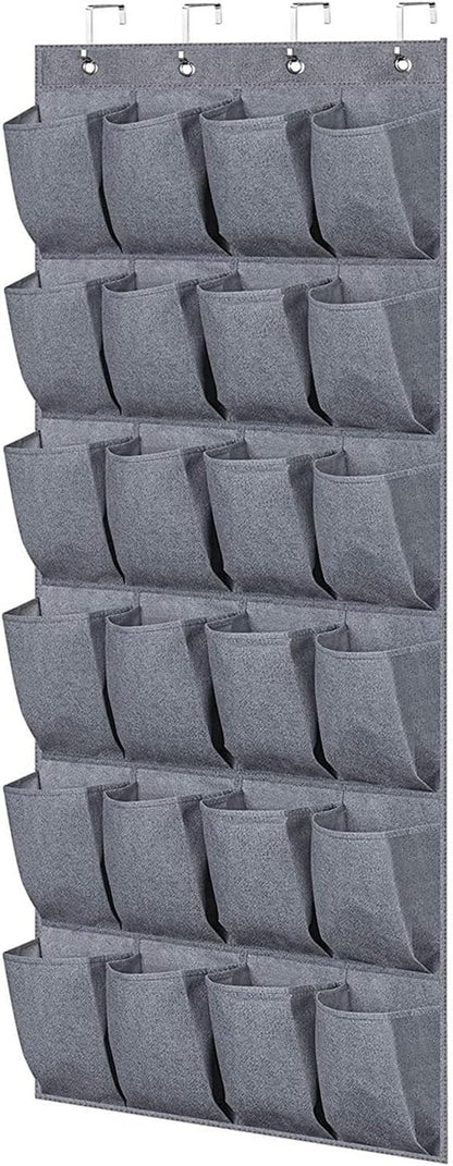 24Compartment Storage Bag For Socks Underwear Stationery Door Hanging Pantrys Organizer Pockets Organizer