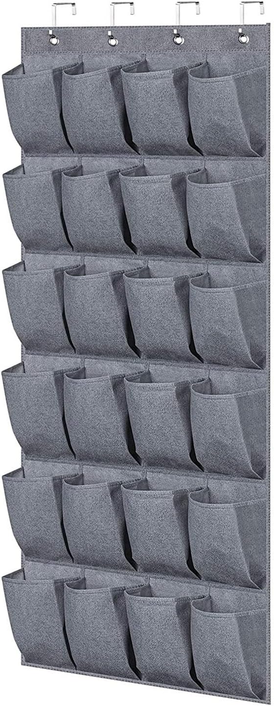 24Compartment Storage Bag For Socks Underwear Stationery Door Hanging Pantrys Organizer Pockets Organizer