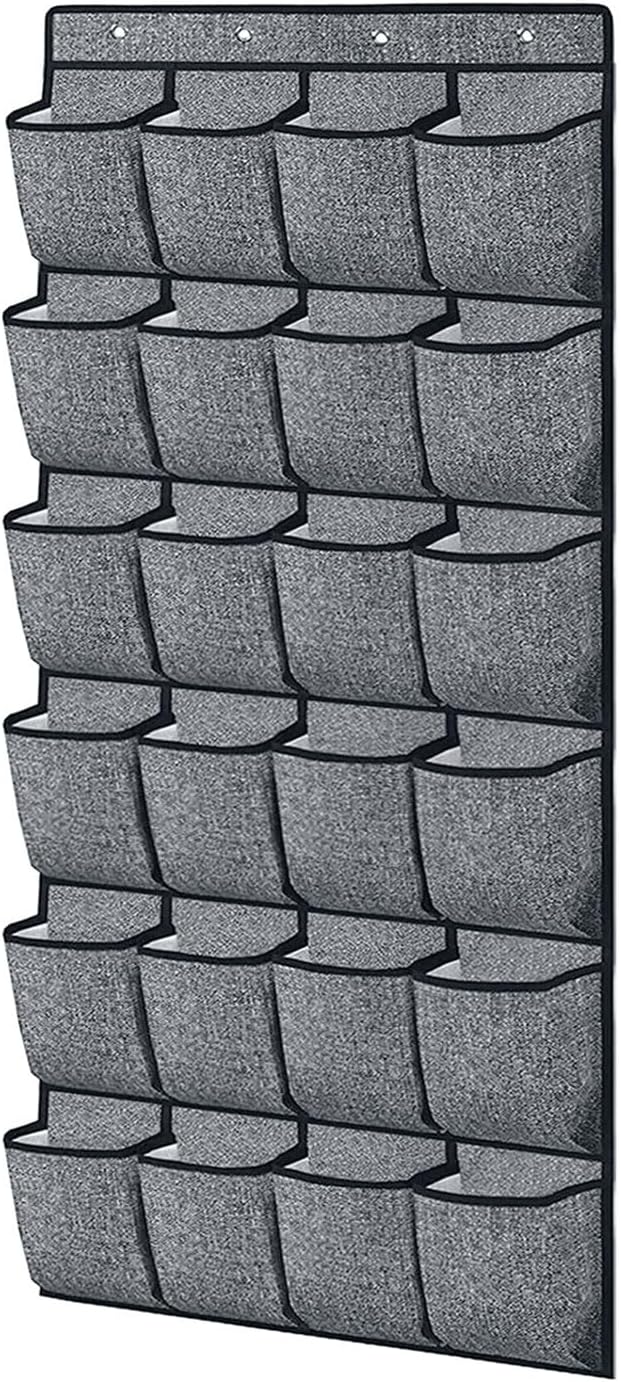 24 Pocket Storage Bag Spaces Saving Shoes Pouch Door Shelf Hanger Holder Shoes Hanging Rack for Living Room Bag Organizer
