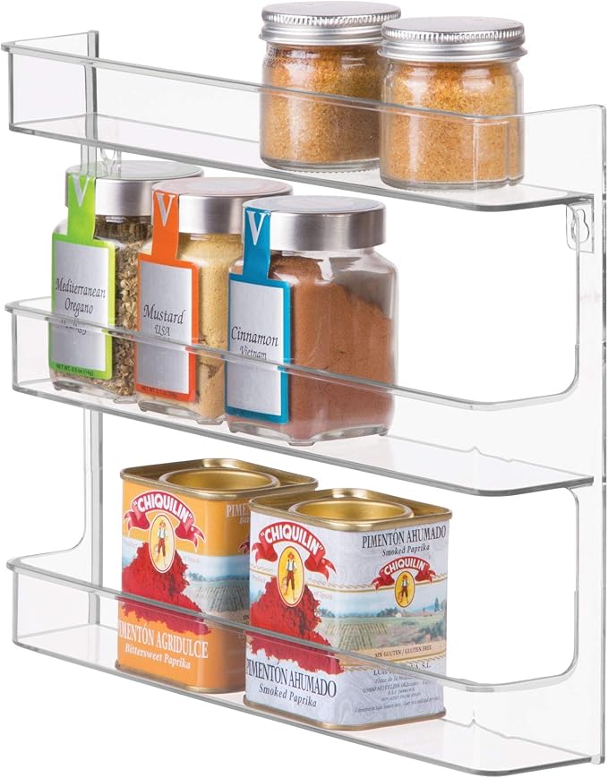 iDesign Hanging Nail Polish & Cosmetics Organizer, The Clarity Collection – 8.78" x 2.02" x 11.07", Clear