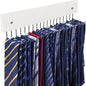 Tie Rack Wall Mounted, 180 Degree Rotating Tie Hanger Belt Holder Organizer Max 20 Storage for Purse, Scarves, Tank Top, Hats, Medals