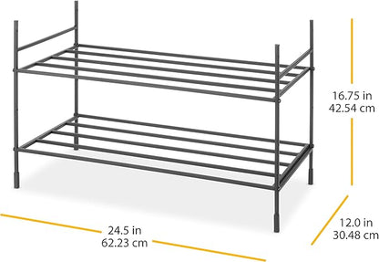 Whitmor Modular 2-Tier Stacker Shelf