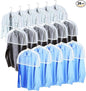 24 Pieces Shoulder Covers Garment Covers Clothes for Hanging Clothes Closet Storage Suit Coats, Jackets, Dress