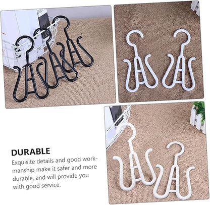 Garneck 4pcs Simple Sneaker Rack Shoes Display Hooks Thickened Plastic Hanger for Home