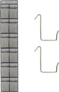 Gray Over Door Shoe Organizer, 12 Large Pockets Hanging Storage for Closet Organization, Space Saving Shoe Rack and Accessory Holder