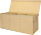 BALEINE Fabric Storage Bins with Lid, Collapsible Extra Large Storage Boxes Bins Baskets with Divider for Home Organizing (37.5"x13"x16", Khaki)