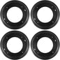 4 Pack 12 inch Black Round Lazy Susan Hardware, 5/16” Thick Turntable Thick Lazy Susan Base, Rotating Bearing Plate for Serving Tray, Table, Kitchen