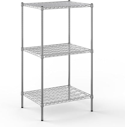 24" Deep x 30" Wide x 54" Height Wire Shelving Kit | 3-Tier | NSF Commercial Storage Rack Unit