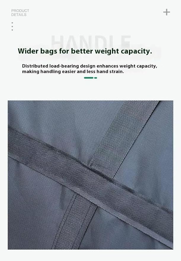 Extra Large Tote Bag, Heavy-Duty Storage Bag with Zipper for Moving, Clothes Storage, and Travel Packing (Single Bag)