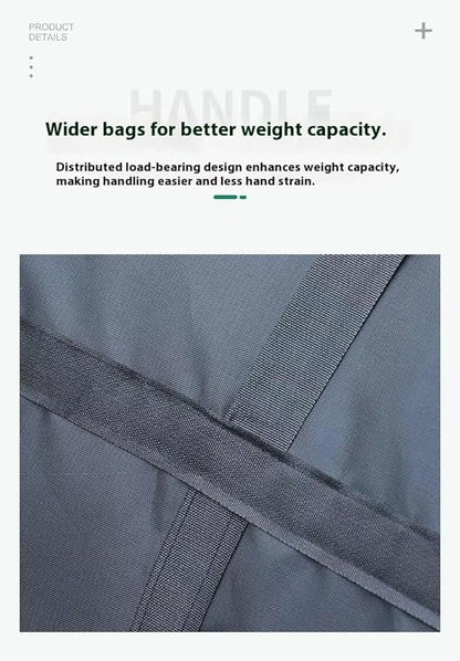 Extra Large Tote Bag, Heavy-Duty Storage Bag with Zipper for Moving, Clothes Storage, and Travel Packing (Single Bag)