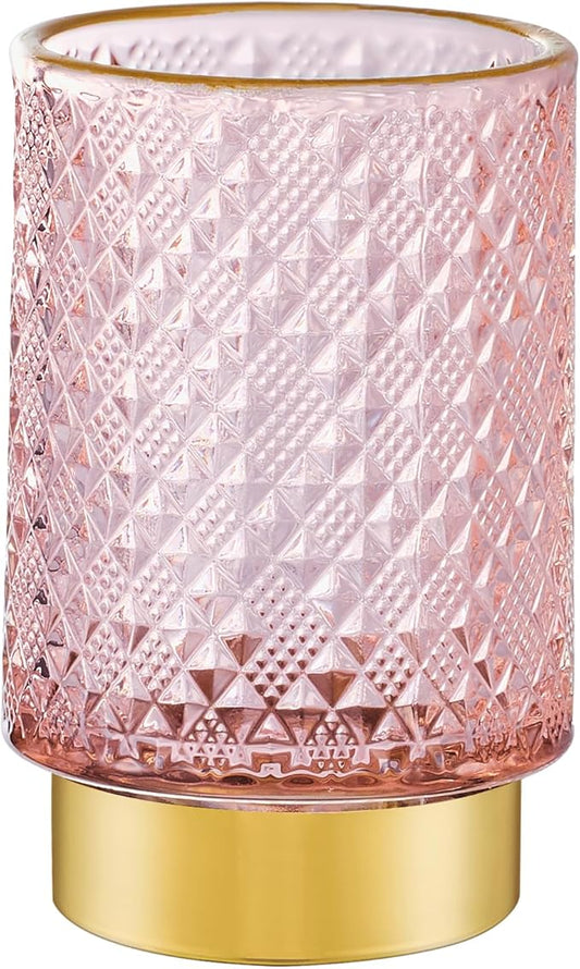 Makeup Brush Holder Organizer,Toothbrush Holders,Desk Pen Pencil Holder,Multifunctional Vintage Glass Brush Cup（A45-10-US）