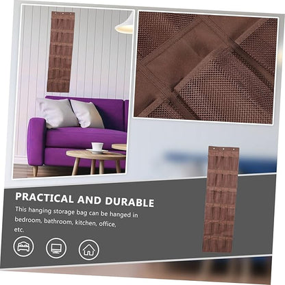 Garneck Door Shoe Organizer 24 Breathable Mesh Pockets Hanging Storage Bag for Shoes Sundries Bag Space Saving Design for Closets and Dorm Rooms