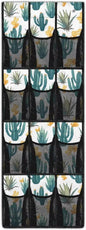 Cactus Hanging Organizer for Cruise Ship Essentials,Mesh Pocket Over the Door Shoe Organizer Space Saving Large 12 Pockets Sturdy Quick Dry Mesh Organizer Hanging with 2 Holes