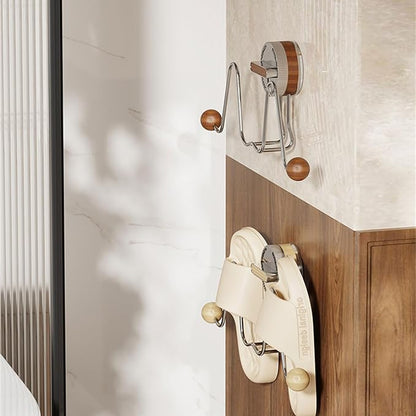 Suction Cup Shoe Rack Space Saving Storage Sturdy Construction Holds Perfect for Organizing Shoes and Drying Wall Storage Hook