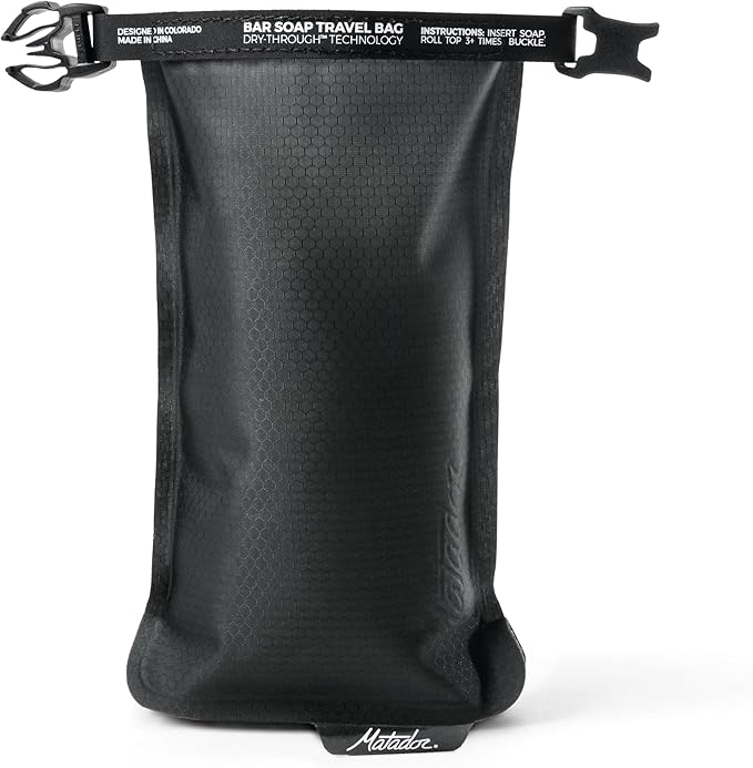 Matador Soap Bar Case - Waterproof & Leakproof; Quick Dry Pouch for Standard Soap, Shampoo & Conditioner Bars