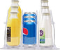 Drink Dispenser for Fridge, Self Pushing Soda Can Organizer for Refrigerator, Soda Can Organizer Canned Food Bin Stackable Soda Dispenser, Large Capacity Kitchen Can Bottle Organizer(38cm 6PCS)
