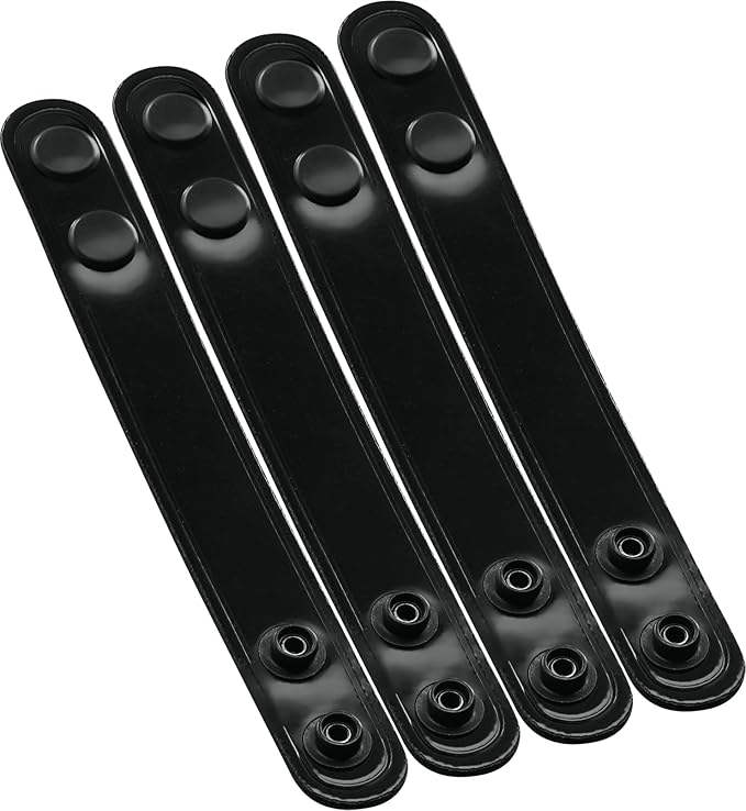 Perfect Fit Shield Wallets Duty Belt Keeper with Double Snap Closure (Pack of 4)