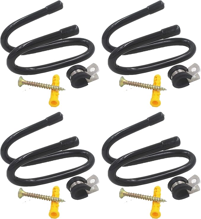 YYST Hard Hat Rack Hard Hat Holder Storage Hanger - No Hard Hat -4/PK-Screws Included