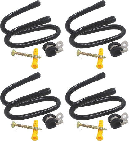 YYST Hard Hat Rack Hard Hat Holder Storage Hanger - No Hard Hat -4/PK-Screws Included