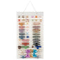 Women Hanging Hair Clip Organizer Display Hair Bows Stand Hanger Claw Clip Storage (Beige)