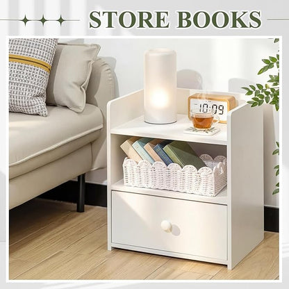 Boao 3 Pcs Boho Storage Wicker Baskets Handmade Woven Decorative Paper Rope Baskets for Organizing with Handle Countertop Toilet Paper Storage Container for Toilet Tank Top (White,Fan-shaped)