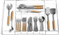 NIUBEE Expandable Kitchen Drawer Organizer for Flatware and Utensils,Clear Acrylic Adjustable Silverware Tray for Drawer,Office,Bathroom Supplies-9 Compartments