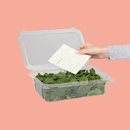 FRESHPAPER Keeps Fruits & Vegetables Fresh for 2-4x Longer, 16 Reusable Food Saver Sheets for Produce (2 Packs), Made in the USA