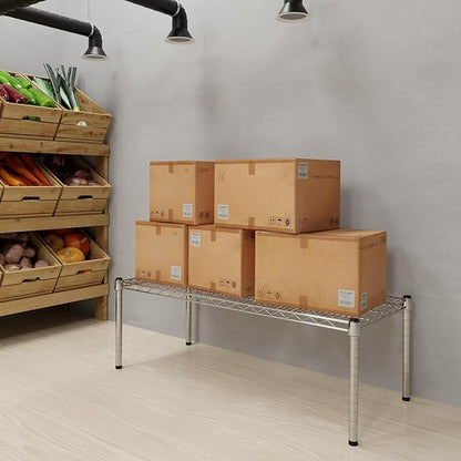 18" Deep x 42" Wide x 14" Height Wire Shelving Kit | 1-Tier | NSF Commercial Storage Rack Unit