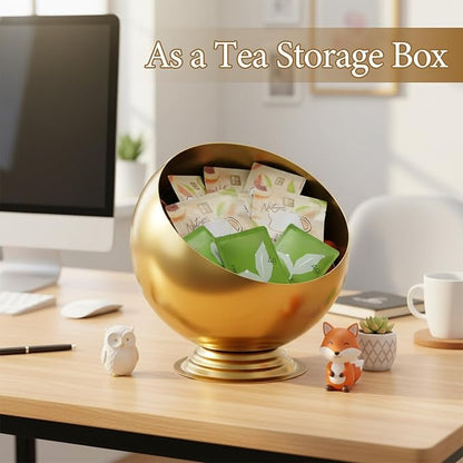Coffee Pod Holder-Coffee Pod Storage-K Cup Holder-Espresso Pod Holder-Coffee Pod Organizer,Large Capacity Countertop Organizer for Kitchen Counter & Office Desktop (Gold)