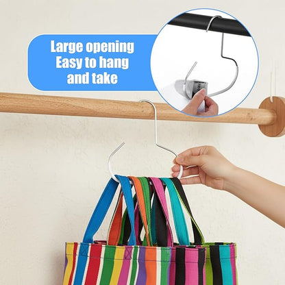 Ouligay 4PCS Hat Organizer for Baseball Caps Hat Hangers for Closet Stainless Steel Ball Cap Storage Organizer Rack Storage for Scarf Clothing Belt Tie Purse Holder