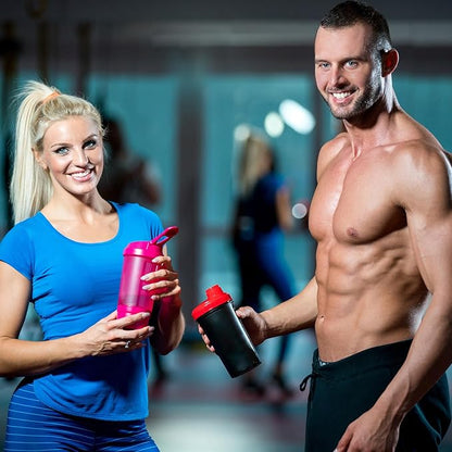 Baderke 2 Pcs Protein Powder Container with Funnels Stand, 4 Stackable Leakproof Protein Powder Dispenser, Portable Keychain Powder Container for Workout, Fitness, Travel
