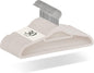 Titiroba 22AB038 Non-Slip Heavy Duty Hanger, Set of 30, Velvet, Ivory
