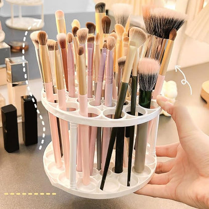 Makeup Brush Holder, 46 Slots, Make Up Brush Organizer for Vanity (2)