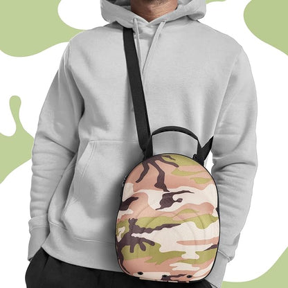 Glamgen Hat Travel Hard Case，Hat Case for Baseball Caps,Hat Carrier Storage Bag for 6 Hats, Hat Organizer Baseball Caps Holder with Adjustable Shoulder Strap for Traveling