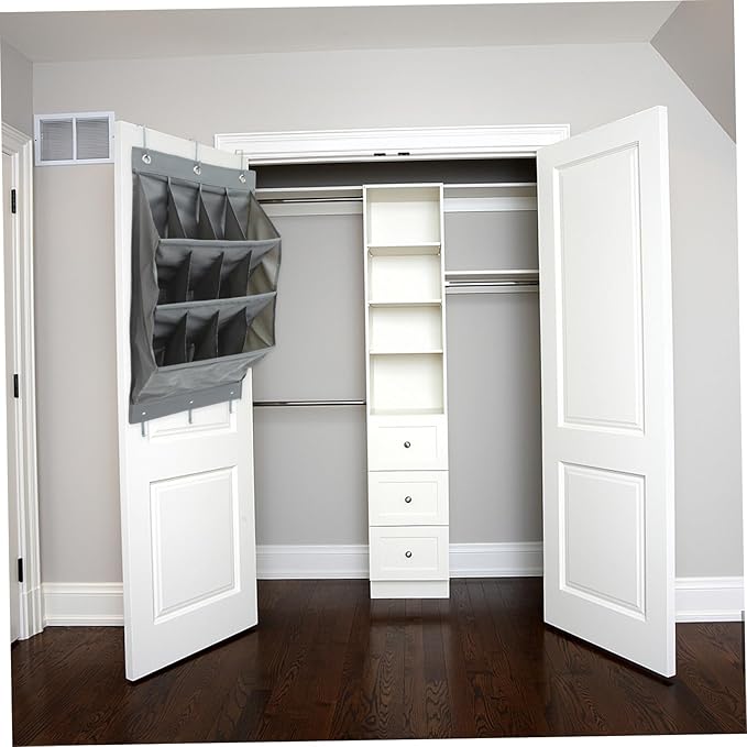 Cabilock Multi-layer Wall Storage Bag over The Door Organizer Shoe Organizer Oxford Easy Hanging Hooks