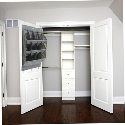 Cabilock Multi-layer Wall Storage Bag over The Door Organizer Shoe Organizer Oxford Easy Hanging Hooks