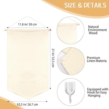 VitalCozy Pin Wall Display Banner with Butterfly Clutch Tie Tacks Enamel Pin Display Blank Canvas Display Metal Pin Backs Pin Organizer for Jewelry Lapels Badges Buttons Collection (Beige)