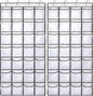28 Large Pockets Over The Door Shoe Organizer, Hanging Shoe Organizer for Closet, Premium Clear Shoe Rack for Door, Shoes Hanger Organizers Storage Holder for Back of Door and 4 Metal Hook White
