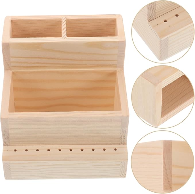 Nail Drill Bits Stand Manicure Drill Box Manicure Tools Holder Nail Drill Bit Case Nail Tech Supply