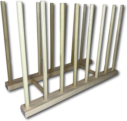 Handmade in USA - Art Storage Rack - Several Sizes Available- Art Canvas Storage (18.5" x 8" With 12" Tall Dowels)
