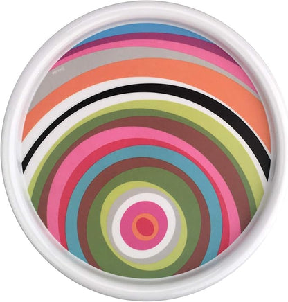 French Bull Lazy Susan Round Rotating Melamine Kitchen Pantry Cabinet Tableware Organizer-Platter, Turntable, Serving, 9-inch, Ring