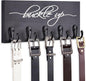 Tie Rack and Belt Organizer for Closet, Wall Mount Belt Hanger and Tie Organizer for Stores and Displays Mens Accessories for Easy Selection and Space Saving Efficiency(11.4" x 4.7")