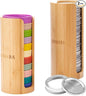 Mason Jar Lid Organizer (2pcs), Mason Jar Lid Storage Made of Bamboo,Fit Perfectly,Stackable Steady, Suitable for Mason Lids/Canning Lids/Bamboo Lids (RUGELAR SIZE)