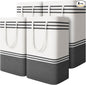 4 Pack Large Laundry Baskets, Laundry Hampers, Freestanding Waterproof Collapsible Clothes Bag with Extended & Reinforced Handles - Clothes Basket for Dorm, Bathroom, Home (88L)