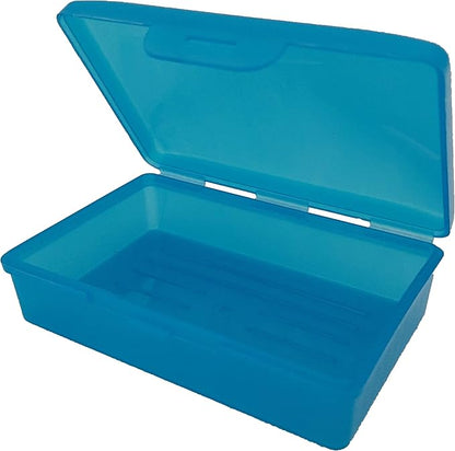 American Comb Travel Soapbox, Durable Storage Container, Multiple Colors, Made in USA (1, Blue)