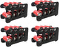 OYEFLY Wood Can Dispenser Rack (Black 4Pcs)
