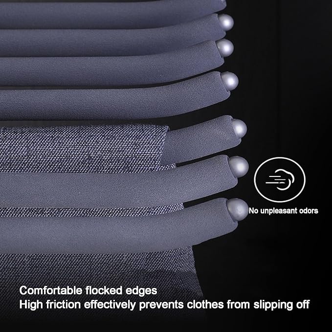 Pull Out Pants Rack, 9 Arms Aluminum Alloy Slid Pant Rack, Closet Pants Organizer Load 51lbs Pull Out Trousers Rack Sizes L 17.7in h 5.5 in w 13.4in (Left-Side Installation)