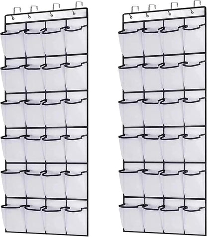 for 2 Pack Over The Door Shoe Organizer, Door Hanging Shoe Holder Rack