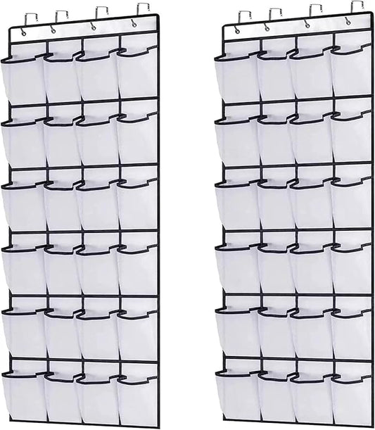 for 2 Pack Over The Door Shoe Organizer, Door Hanging Shoe Holder Rack